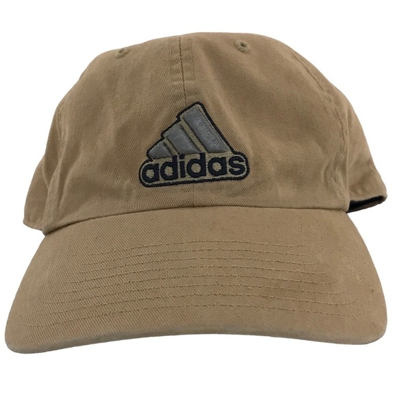 Adidas Climalite Adjustable Clasp Tan Ball Cap - Picture 1 of 16